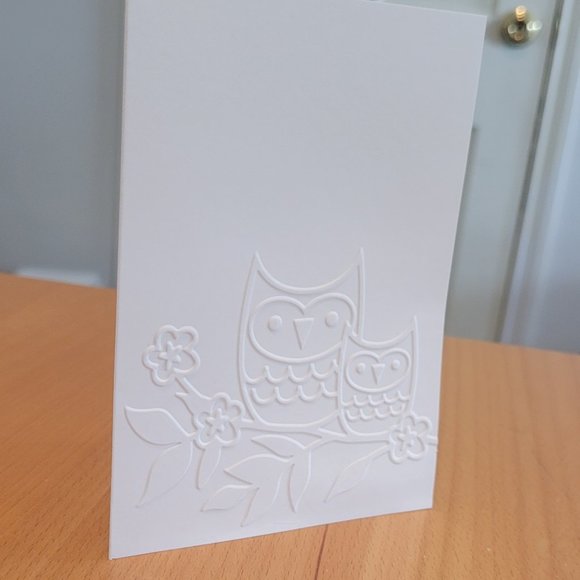 Owl Greeting Card Set of 6, Pair of Owl in tree, Husband and Wife - Picture 2 of 4